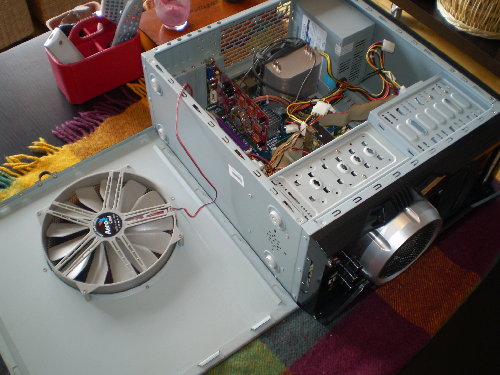 Caja abierta (ventilador 25cm)
